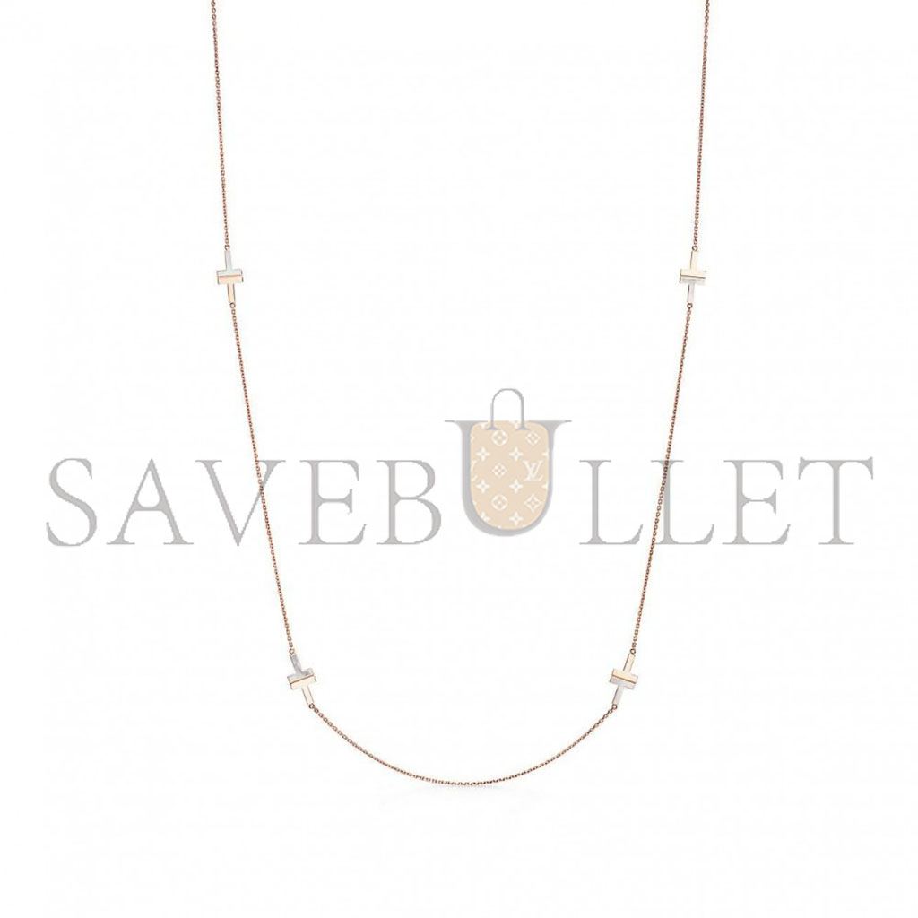 TIFFANY T MOTHER-OF-PEARL STATION NECKLACE 66886220